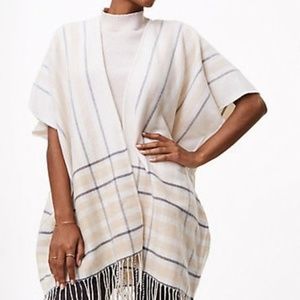 NWT loft poncho